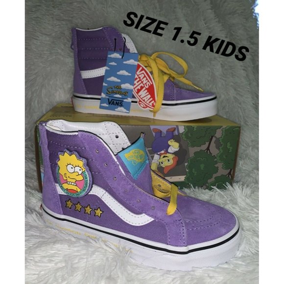 Vans x The Simpsons Womens Sk8-Hi Lisa 4 President - Picture 1 of 7